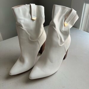 White cowboy boots